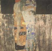 Gustav Klimt The Three Ages of Woman (mk20) oil painting on canvas
